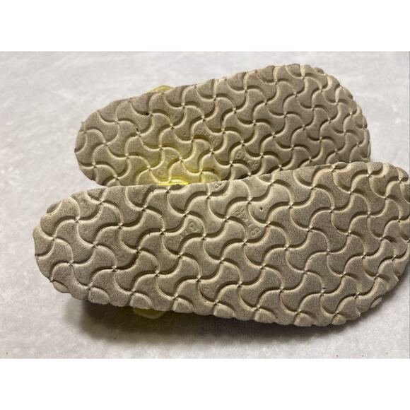 Birkenstock Gizeh Sandals Shoes Women’s Size 38 Size 8 Neon Leather Thong Slides - Picture 6 of 8